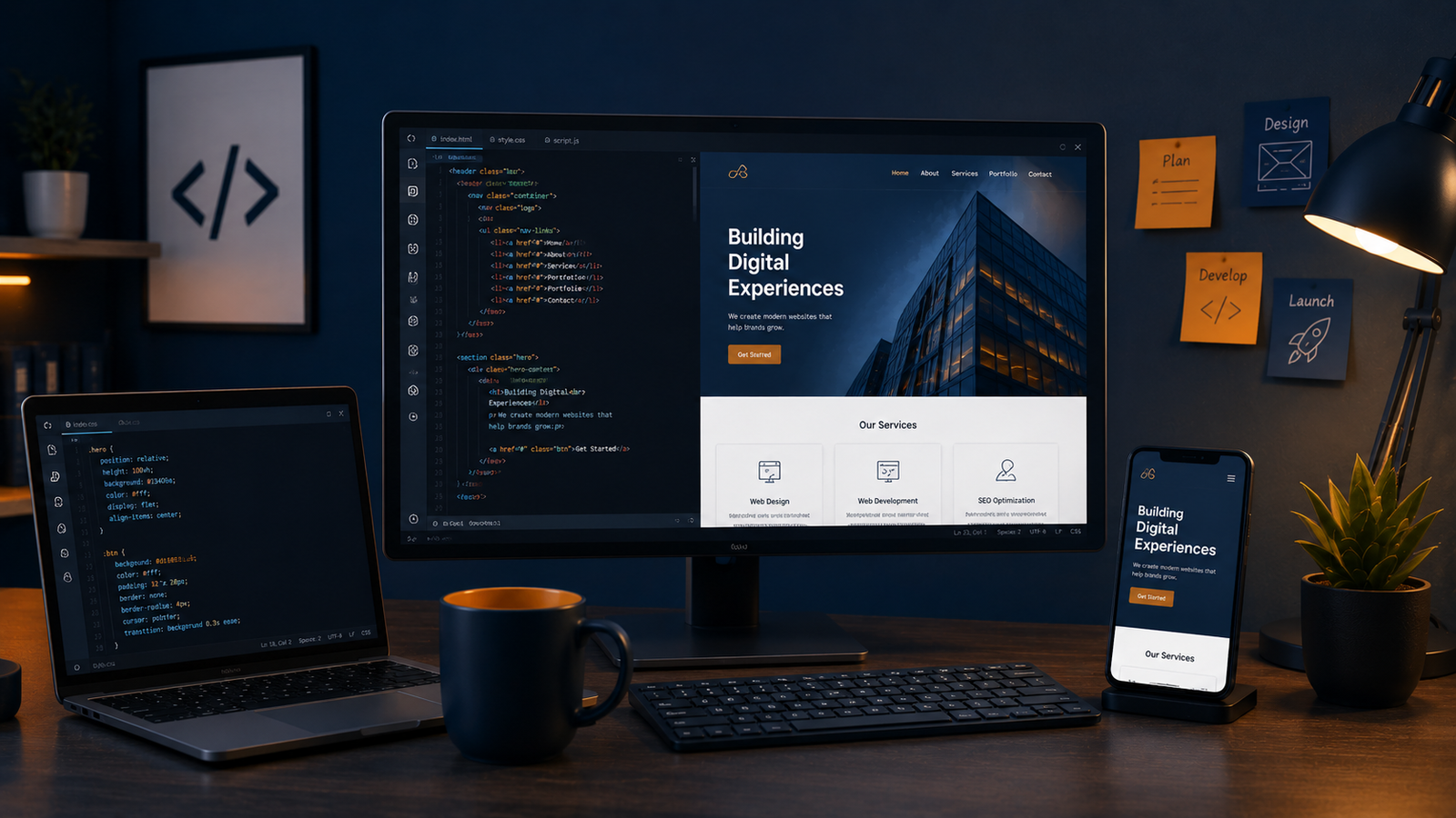 Website Development Work